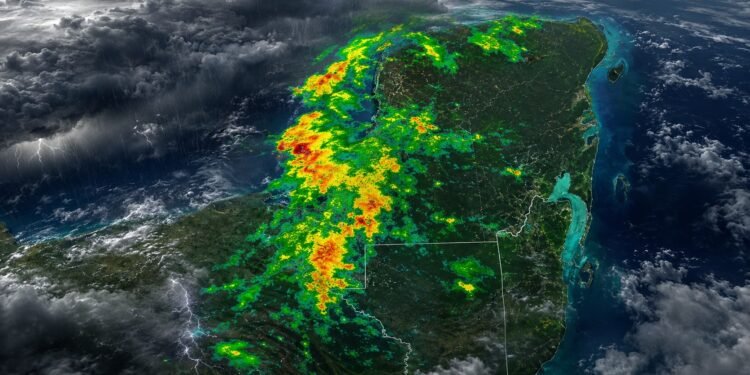 Lluvias fuertes no dan tregua en Campeche y el sureste; este es el pronóstico para las próximas horas