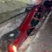¡Termina en una zanja! Adulto mayor cae con todo y camioneta en la Héroe de Nacozari