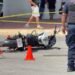 Fatal accidente bajo el puente de Seybaplaya; tractocamión arrolla a motociclista