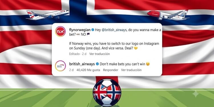 El Mundial desata una divertida rivalidad entre estas aerolíneas