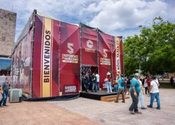 ¿Ya visitaste el Cubo Informativo? Así presume Campeche su transformación