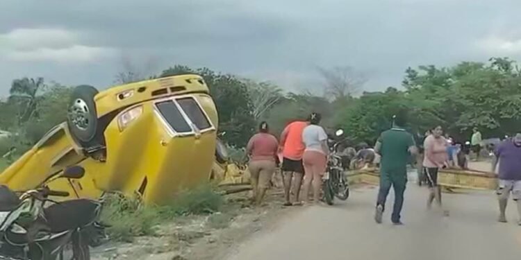 ¿Hasta dónde llega la rapiña? Así terminó un accidente en Champotón