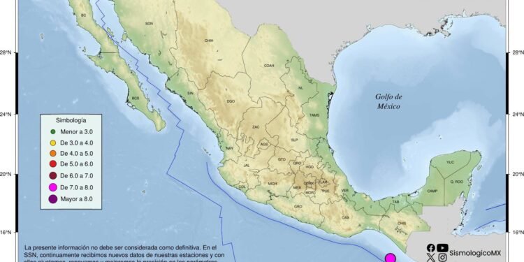 ¡Terremoto de 7.4 estremece México! Réplicas mantienen en alerta al Pacífico