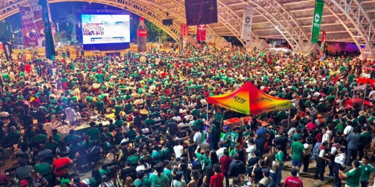 ¡Campeche se pinta de verde! La afición se vuelca para apoyar al Tri