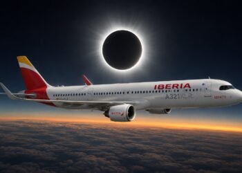 ¡El eclipse despega! Iberia seguirá la oscuridad desde un avión a 10 mil metros