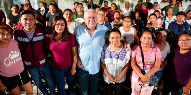 A un día de la decisión de Morena, Marín refuerza su presencia en Cancún