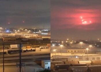 Captan en San Luis Potosí luces rojas suspendidas en el cielo: ¿qué eran?