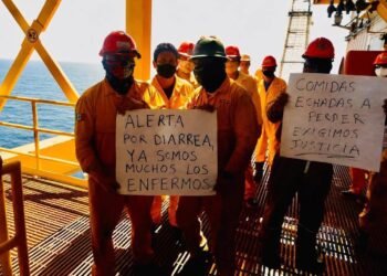 Trabajadores denuncian alimentos en mal estado y equipo deteriorado en plataformas