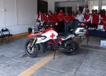 Cruz Roja acelera el auxilio: Campeche estrena su primera motoambulancia