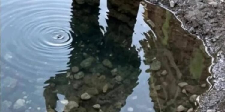 ¿Mini cenote o bache? Turistas convierten una calle en escenario fotográfico