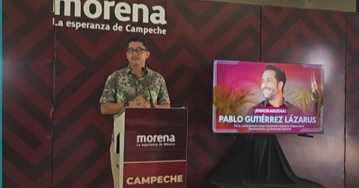 Morena define ruta rumbo a 2027 en Campeche: Pablo Gutiérrez Lazarus asume la coordinación estatal