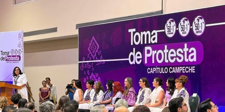 Mujeres toman la batuta política: 50+1 formaliza capítulo en Campeche