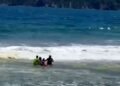 ¿Qué ocurrió en playa Miramar? Marina salva a joven que no podía salir del mar