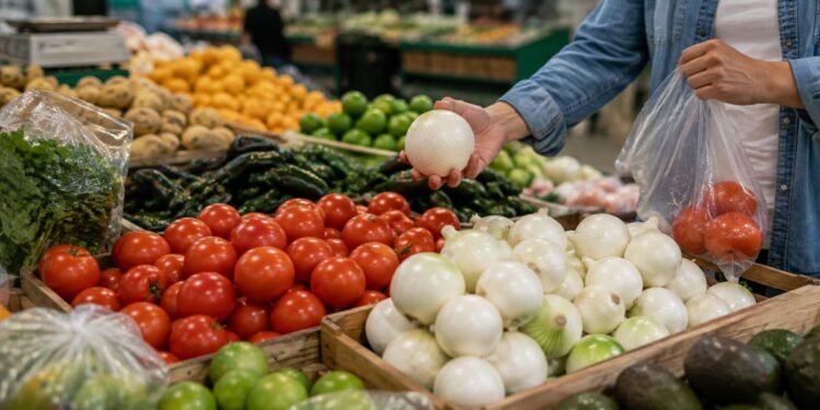 Julio mueve la canasta: jitomate, huevo y pollo bajan, pero cebolla se dispara casi 19%