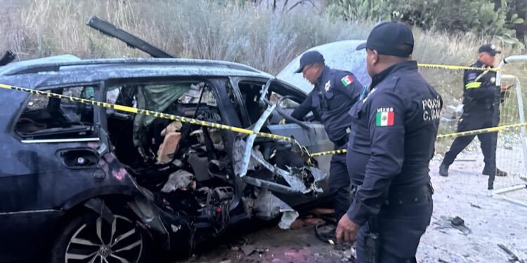 Un cohete cayó en un vehículo: explosión deja un muerto y varios heridos en Edomex