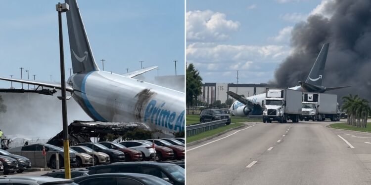 ¿Qué pasó en Miami? Avión de carga de Amazon rebasa pista y deja al menos cinco muertos