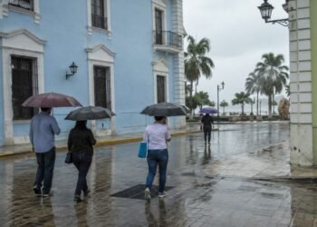 Temporal se refuerza en Campeche: lluvias fuertes seguirán durante la semana
