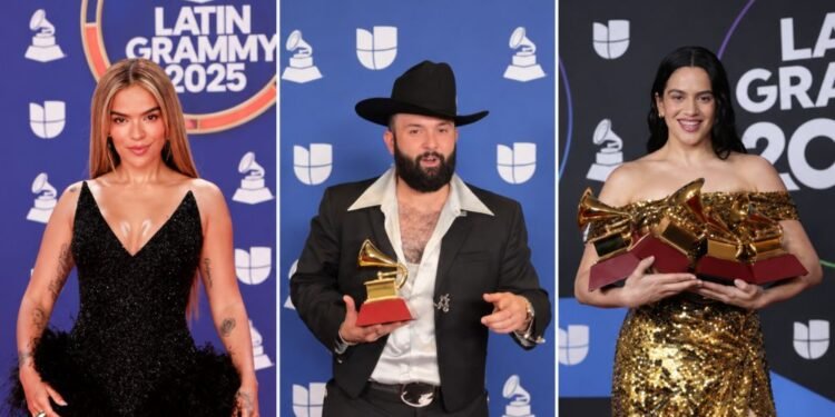 ¡Destapan a los nominados! Karol G, Rosalía y Carín León encabezan la pelea por el Latin Grammy 2026