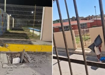 ¡Cuidado dónde pisas! Roban rejillas en Campeche y dejan trampas mortales en la calle