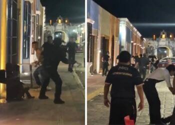 Riña en la Calle 59 de Campeche expone fallas de vigilancia