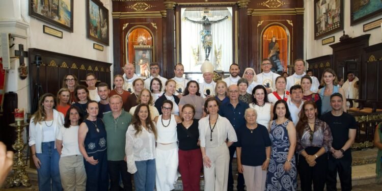 Misa en portugués en San Román: 39 peregrinos de Brasil llegan a Campeche