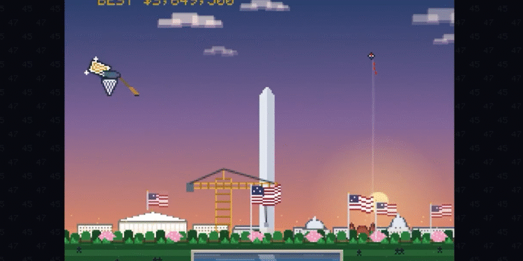 De la Casa Blanca al arcade: Trump convierte su agenda en videojuegos