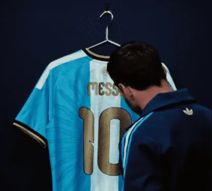 ¿Ya viste la última camiseta de Messi con Argentina? Así luce el 10 dorado