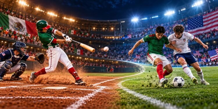 Del diamante a la cancha: el fin de semana épico de batalla entre México y EU