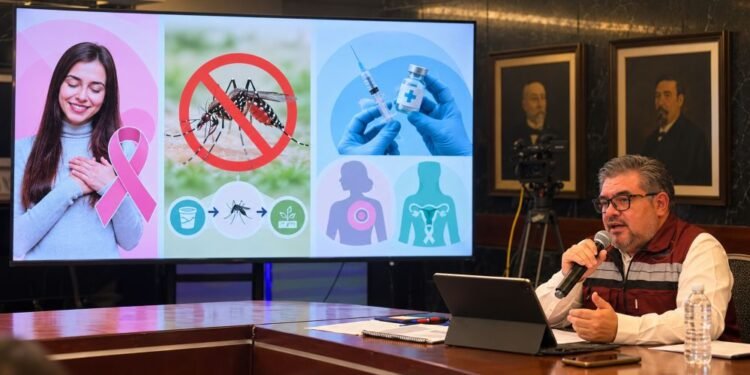 Campeche se prepara contra influenza, COVID-19 y dengue; anuncian nuevas medidas de prevención