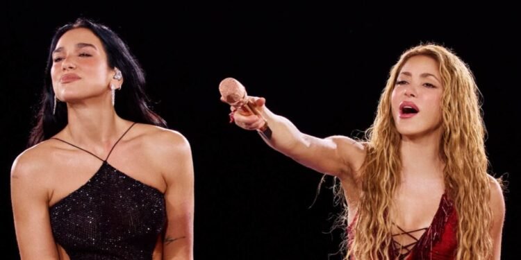 ¿Quién faltaba en el concierto de Shakira? Dua Lipa aparece y enloquece al público