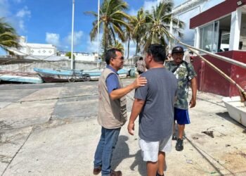 Final feliz para “Huachinango”: pescadores yucatecos lo rescatan frente a Celestún